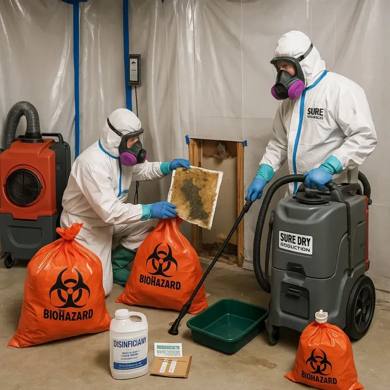 Contaminated Water Handling Protocols process in Midland County, MI