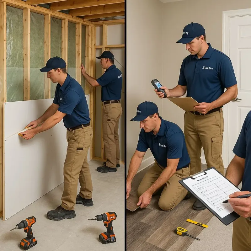 Repairs and Reconstruction process in Midland County, MI